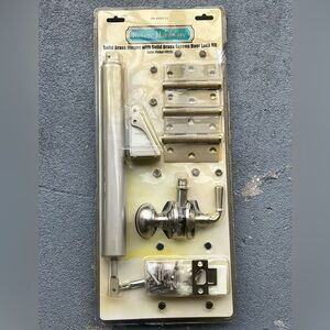 Revere Hardware Solid Brass Screen Door Lock Kit RH-SDKIT-15 New